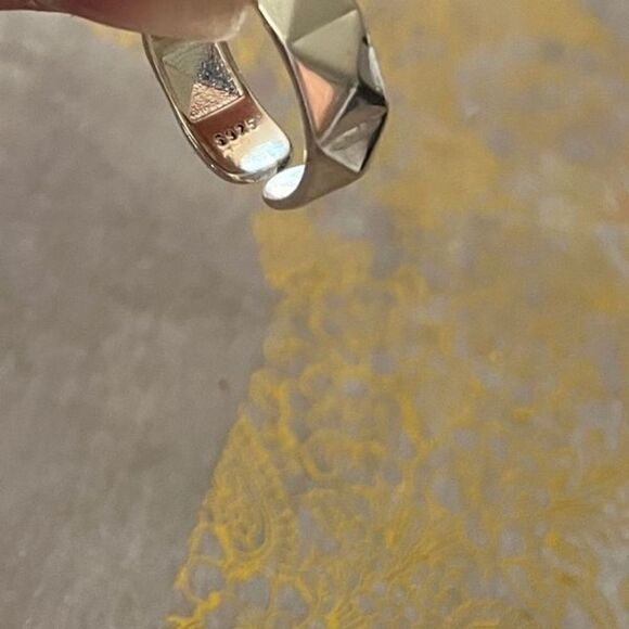 The Minimalist Punk ring, adjustable 925 ring - Picture 7 of 7